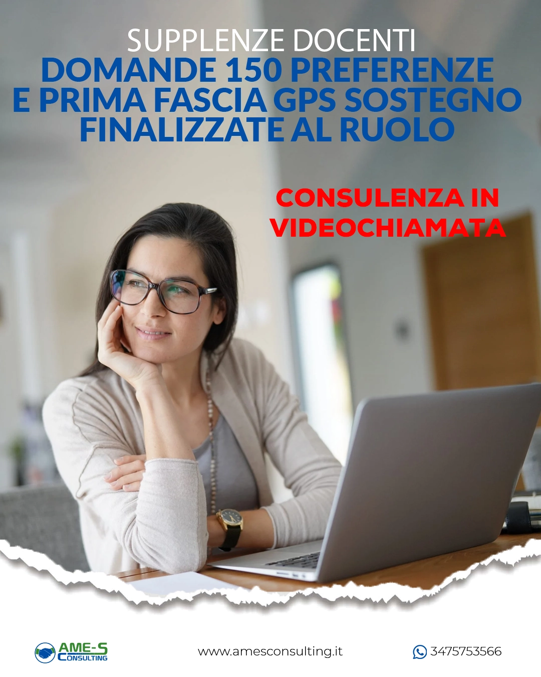 Consulenza invio Domande GPS 2026/28 per Supplenze